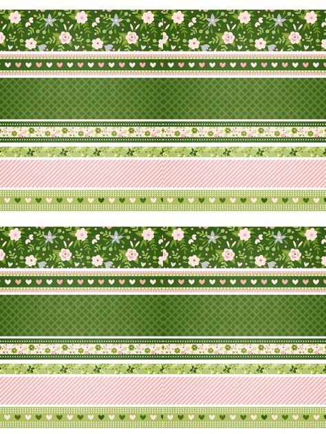 Green Washi Tape Printable, Recipe Book Printables, Vintage Labels Printables, Diy Planner Stickers, Monogram Art, Note Writing Paper, Washi Tape Planner, Free Printable Stickers, Printable Scrapbook Paper