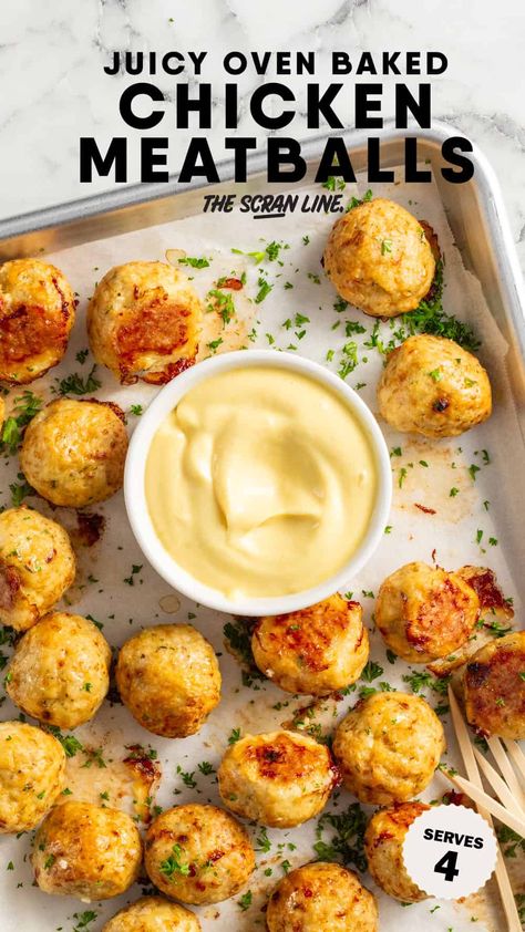 Chicken Meatballs Oven Baked, Chicken Meatballs In Oven, Moist Chicken Meatballs, Ground Chicken Meatballs Baked, Easy Chicken Meatballs Baked, Juicy Chicken Meatballs, Chicken Meatballs For Toddlers, Blw Chicken Meatballs, How To Make Chicken Meatballs