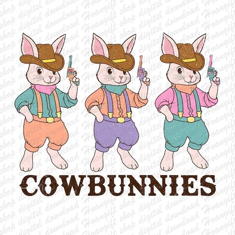 HoanGift - Etsy Western Easter, Rabbit Png, History Terms, Western Sublimation, Easter Png, Easter Rabbit, Easter Day, Support Team, Western Cowboy