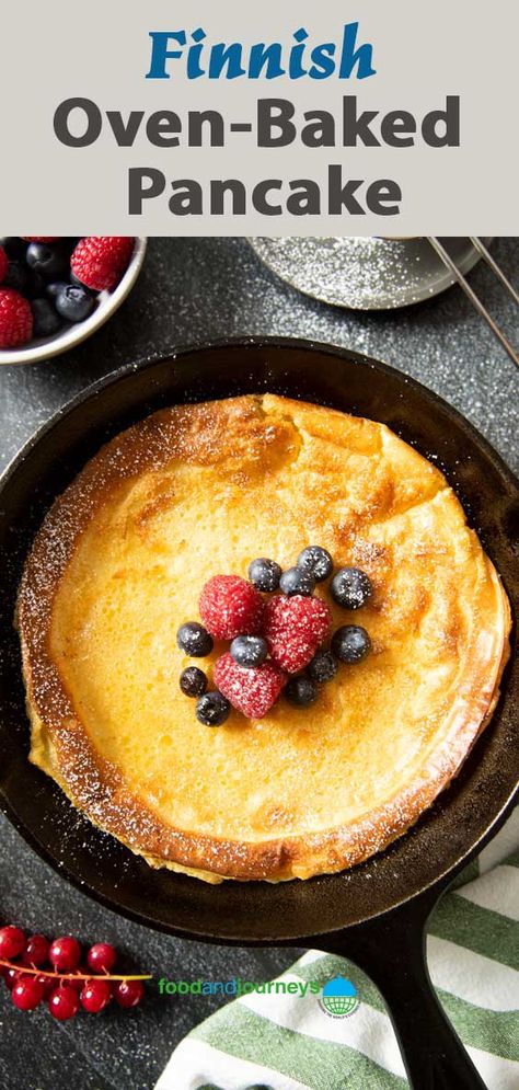 Oven Pancake Recipe, Dutch Baby Pancake Recipe, Chia Recipes, Oven Pancakes, Dutch Baby Recipe, Baby Pancakes, Best Pancake Recipe, Dutch Baby Pancake, Baked Pancakes