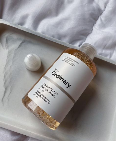 TAYLOR| Beauty & Lifestyle on Instagram: “Glycolic Acid 7% Toning Solution from the Ordinary This is a chemical exfoliant in the form of a toner. & UNDER $10 Glycolic Acid helps…” The Ordinary Acne, Glycolic Acid Toner, The Ordinary Glycolic Acid, Exfoliating Toner, Congested Skin, Skin Radiance, Glass Skin, Face Skin Care, Glycolic Acid