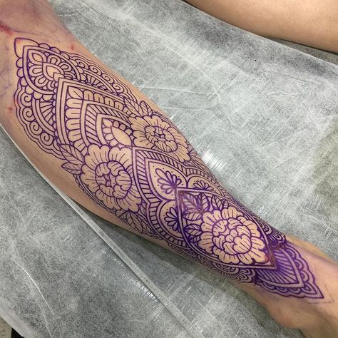 Day one! Markjelliman@gmail.com for bookings | Artist: @marktattooist Shin Tattoo, Full Leg Tattoos, Ornamental Tattoo, Back Tattoos For Guys, Full Body Tattoo, Leg Tattoo Men, Leg Tattoos Women, Leg Sleeve Tattoo, Mandala Tattoo Design