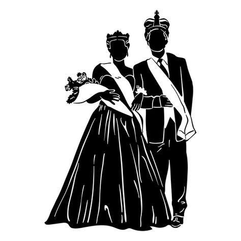 King and queen couple cut out PNG Design King And Queen Engagement Photos, King And Queen Logo Design, King And Queen Logo, King Queen Shirts Couple, His Queen Her King Svg Free, Freshers Day, Insta Dp, King Of Queens, Illustrator Inspiration