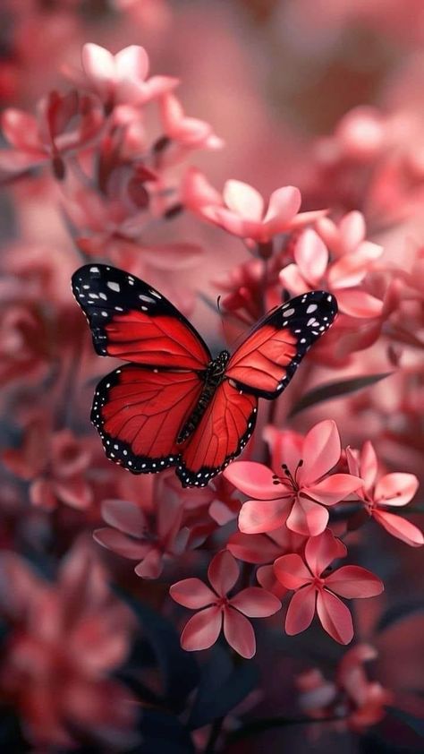 Spring Moon Wallpaper, Floral Lockscreen, Red Butterfly Wallpaper, Wallpaper Iphone Ipad, Cute Wallpapers For Android, Ocean Shark, Men Aesthetic, Butterfly Wallpaper Backgrounds, Beautiful Butterflies Art