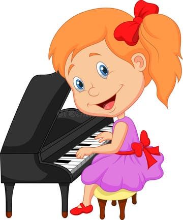 Cartoon Kids Music Keyboard/eps Stock Vector - Illustration of energetic, cavorting: 22779497 Piano Drawing, Cartoon Monkey, Cartoon Cartoon, Coloring Sheets For Kids, Playing Piano, Orff, Drawing Cartoon, Girls Play, Music For Kids