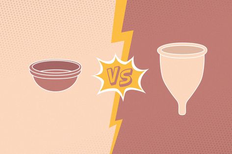 Pads and tampons aren't your only options for period care anymore — here are the pros and cons of using a menstrual disc versus cup (and how to insert each). How To Insert A Tampon, Period Cups How To Use, Menstrual Disc, Menstrual Cup Cleaning, Uterine Prolapse, Intrauterine Device, Period Cup, Menstrual Cup, Health And Wellbeing