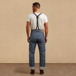 Suspenders Jeans, Vintage Librarian, Vintage Jeans Mens, Suspender Jeans, Shirt With Jeans, Men's Denim Style, Best Pants, Nerd Fashion, Denim Shirt With Jeans