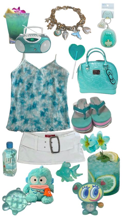 #shuffle #outfitinspo #outfit #fashion Cute Colorful Outfits, Tropical Outfit, Beachy Outfits, 90s Fashion Outfits, Fits Clothes, 2000s Fashion Outfits, Mood Board Fashion, Cool Fits, Really Cute Outfits