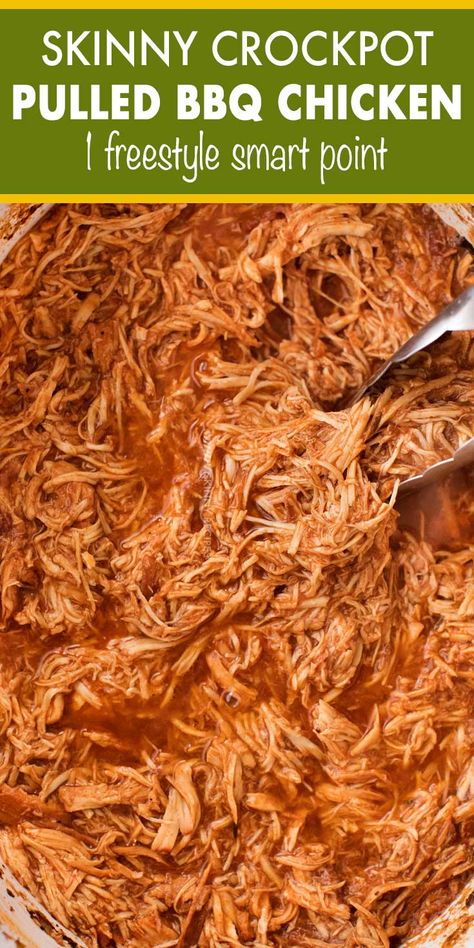 Shredded Barbeque Chicken Crockpot, Anansi The Spider, Crockpot Pulled Chicken, Crockpot Bbq Chicken, The Chunky Chef, Shredded Bbq Chicken, Chunky Chef, Slow Cooker Bbq Chicken, Barbeque Chicken