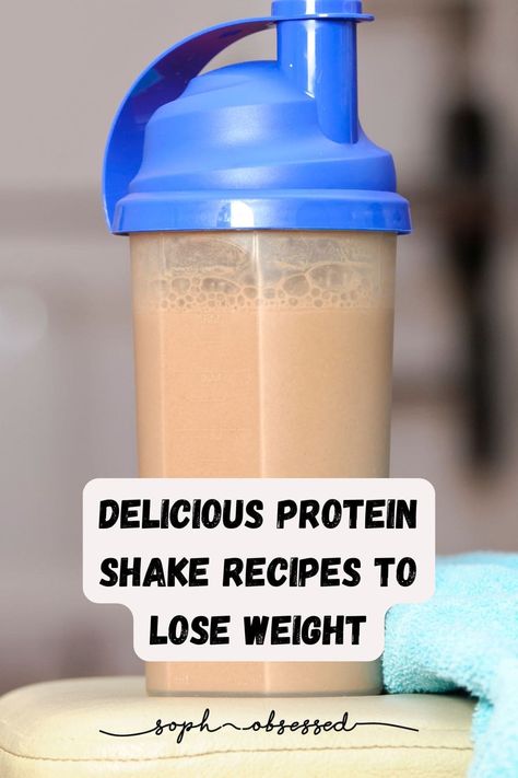 If you're on any kind of weight loss journey, you've probably heard about the importance of protein in your diet, and if you haven't, then I really recommend looking into it! I get asked all the time how I am able to meet my protein goals because some people find it a struggle! Did you know that incorporating protein shake recipes to lose weight can be a game-changer? Originally I will agree I assumed protein shakes were just for bodybuilders but they are actually a delicious way to hit your ... Protein Shaker Bottle Recipes, Pure Protein Shake Recipes, Blender Bottle Protein Shakes, Protein Shake Recipes To Lose, Atkins Protein Shake, Shaker Bottle Recipes, Yummy Protein Shakes, Protein Goals, Best Protein Shakes