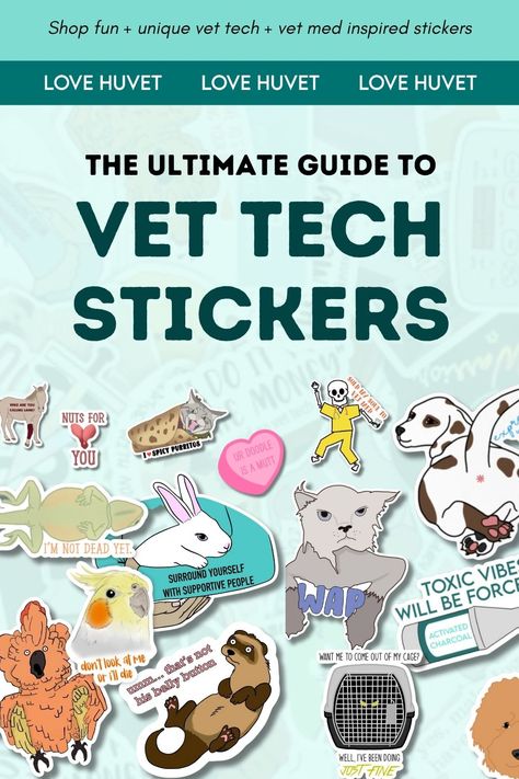 vet tech stickers Vet Tech Appreciation Week Ideas, Vet Tech Week Gift Ideas, Tech Week Gifts, Veterinary Medicine Humor, Vet Tech Appreciation Week, Tech Appreciation Week, Tech Stickers, Vet Tech Humor, Vet Tech Appreciation