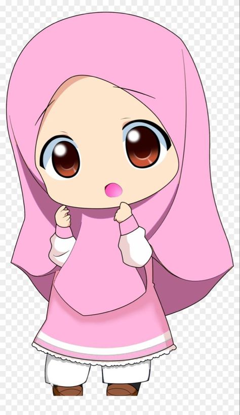 Islamic Doodle, Muslim Anime, School Brochure, Ramadan Kareem Vector, Girl Emoji, Baby Wolf, Islamic Cartoon, Anime Muslim, Cartoon Coloring Pages