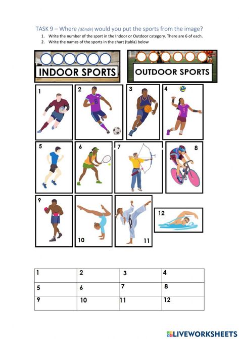 Indoor And Outdoor Games Worksheet, Spring Science, Inside Games, Outside Games, Fun Outdoor Games, English Games, Outdoor Games For Kids, Outdoor Education, Kids English