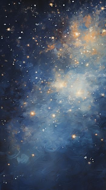 Stardust Painting, Galaxy Painting Ideas, Star Clusters, Body Decoration, Galaxy Painting, Star Art, Deep Space, Painting Illustration, Blue Gold