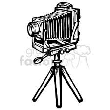 Black and White Old Fashion Camera clipart. #156344 | Graphics Factory Old Camera Drawing, Old Fashion Camera, Camera Outline, Old Fashioned Camera, Camera Clipart, Old Fashioned Photos, Large Format Photography, Feet Drawing, Camera Drawing