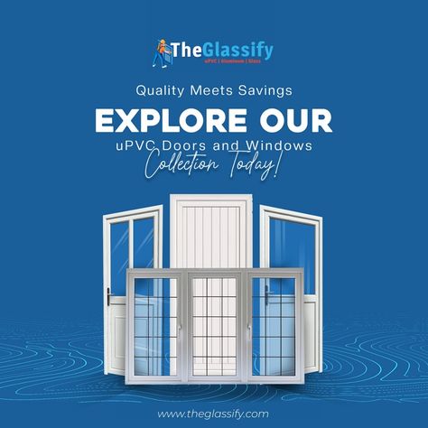 Explore Our uPVC Doors & Windows Collection Today! 🏡✨ Upgrade your home with our premium uPVC doors and windows. 🪟🚪 Discover designs that combine durability, energy efficiency, and style. Perfect for any home! For more details please visit our website: www.theglassify.com Follow us on all social media platforms: Facebook: www.facebook.com/theglassifybiz Twitter: www.twitter.com/theglassifybiz Instagram: www.instagram.com/theglassifybiz LinkedIn: www.linkedin.com/in/theglassifybiz Pintere... Upvc Doors And Windows, Upvc Windows Creative Ads, Upvc Doors Design, Upvc Windows Design, Window Ads, Aluminium Windows And Doors, Wide Windows, Hotel Reception, Upvc Windows