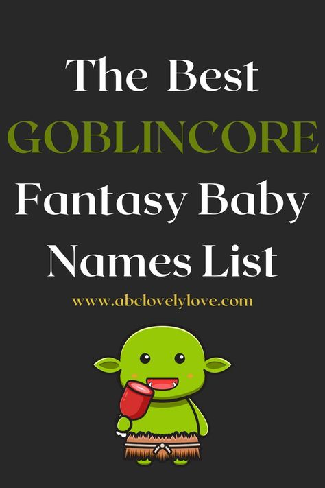 2024 Dark Academia Baby Names List Inspired By the Goblincore Trend. This is the best goblincore fantasy baby names list you'll find inspired by literature and lore, from cute to dark, you'll be sure to find an uncommon baby name here. Don't forget to save for later. Goblin Names, Irish Baby Boy Names, Dark Literature, Baby Names List, Irish Boy Names, Baby Boy Name List, Irish Baby Names, Names For Boys List, Mud Puddle