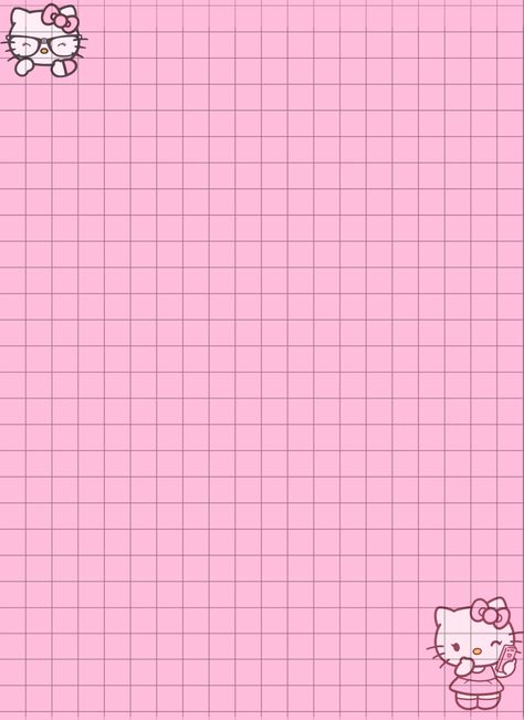 Sanrio Planner, Hello Kitty Diary, Samsung Notes Template, Hello Kitty Planner, Goodnotes Aesthetic, Ipad Templates, School Sheets, Pink Hello Kitty Wallpaper Iphone, Binder Cover Templates