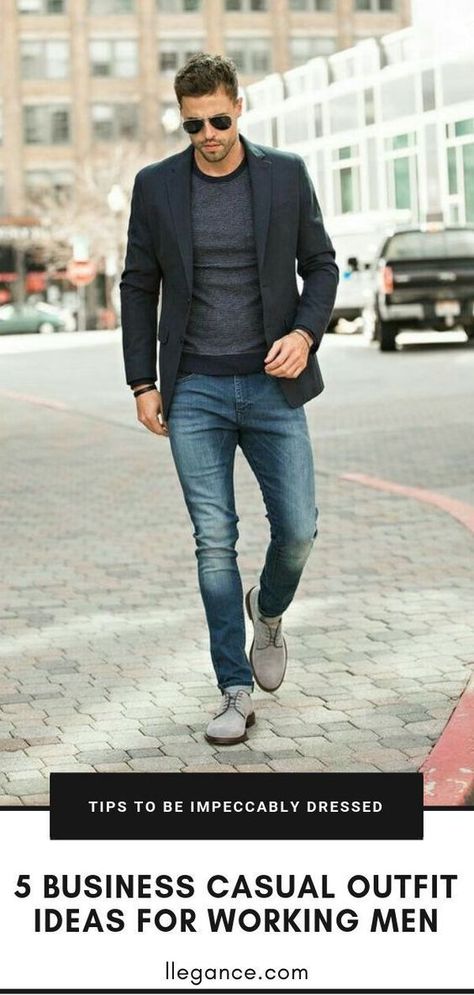 Men Smart Casual Outfit Classy, Outfits For The Office, Senior Outfits, Mens Business Casual, Work Apparel, Mens Work Outfits, Guy Fashion, Working Men, Smart Casual Work