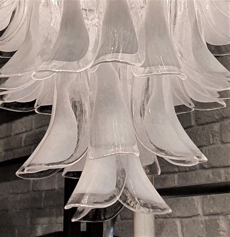 Murano 'Calle Lily' Shaped Chandelier Calle Lily, Murano Chandelier, Calla Lily, Beautiful Lights, Focal Point, Bedroom Design, Lily, Lighting, Bedroom