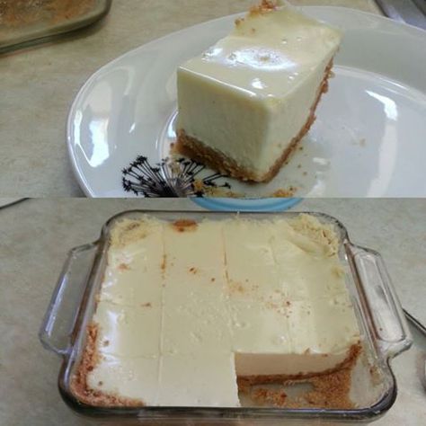 Amazing 3 ingredient cheesecake. Works and is yumo. 1kg yogurt mixed with one tin condensed milk. Crush packet of biscuits and pour crumbs in a microwave proof container. I used glass. Pour the yogurt mixture on top of crumbs. Microwave for 5 min. Cool n eat. Works with low fat yogurt. NO butter mixed in crumbs. When the yogurt cooks it makes crumbs hard. The yogurt turns into a soft cream cheese when cool. 3 Ingredient Cheesecake, Low Fat Yogurt, Easy Cheesecake, Sweet Tarts, Piece Of Cake, Tart Recipes, 3 Ingredient, Condensed Milk, Sweets Desserts