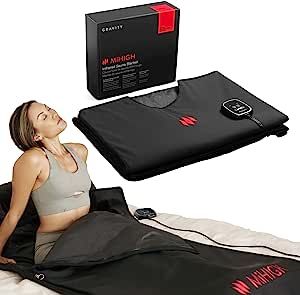 MiHIGH - Infrared Portable Sauna Blanket for Exercise Recovery, Detoxification and General Wellbeing, Used by Elite Athletes, Suitable for All : Amazon.ca: Health & Personal Care Portable Infrared Sauna, Infrared Sauna Blanket, Exercise Recovery, Sauna Blanket, Sauna Kits, Sauna Kit, Portable Sauna, 300 Calories, Detoxify Your Body