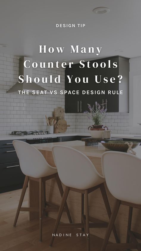 How Many Barstools For Island, 5 Stool Kitchen Island, How Many Stools For Island, Barstool Spacing Guide, How Many Bar Stools For Island, Kitchen Island Counter Stools, Kitchen Island Barstool Ideas, Barstools In White Kitchen, Kitchen Barstools Counter Stools