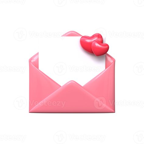 Love letter icon. Pink 3d envelope with a heart. Envelope Aesthetic Icon, Love Letter Icon Aesthetic, Envelope Heart Aesthetic, Pink Love Letter Aesthetic, Envelope With Heart, Letter Icon, Letter Games, Instagram Frame Template, Pink Envelopes