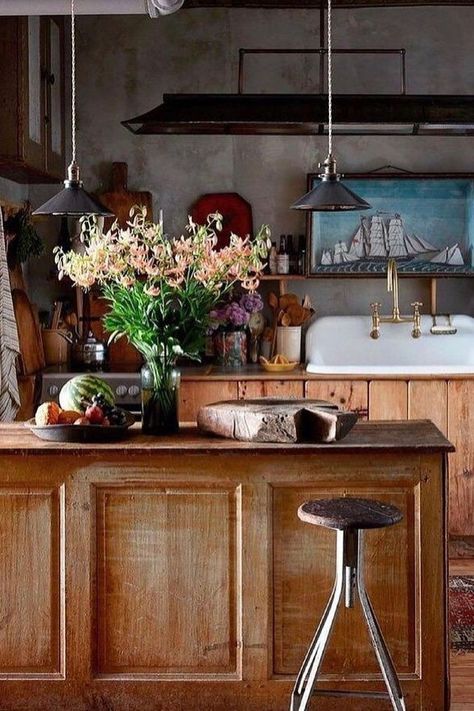 Devol Kitchens, Manhattan Apartment, John Derian, Mediterranean Homes, Look Vintage, Architectural Digest, Home Fashion, 인테리어 디자인, A Kitchen