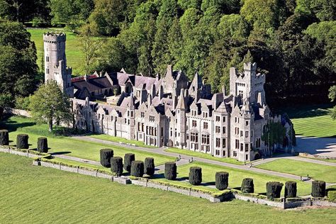 Humewood Castle, Vanessa Ives, Castle Estate, County Wicklow, Irish Castles, Chateau Medieval, Castles In Ireland, Castle Mansion, History Architecture