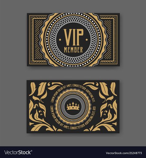 Vip Membership Card Design, Membership Card Design Ideas, Membership Design, Vip Membership Card, Membership Card Design, Vip Card Design, Business Cards Designs, Unique Gold Jewelry, Business Cards Layout