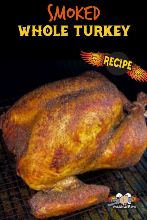 Smoked Whole Turkey Creole Butter, Smoked Whole Turkey, Spatchcock Turkey Recipe, Grilled Turkey Recipes, Turkey Rub, Whole Turkey Recipes, Bbq Turkey, Smoked Turkey Recipes, Turkey Brine