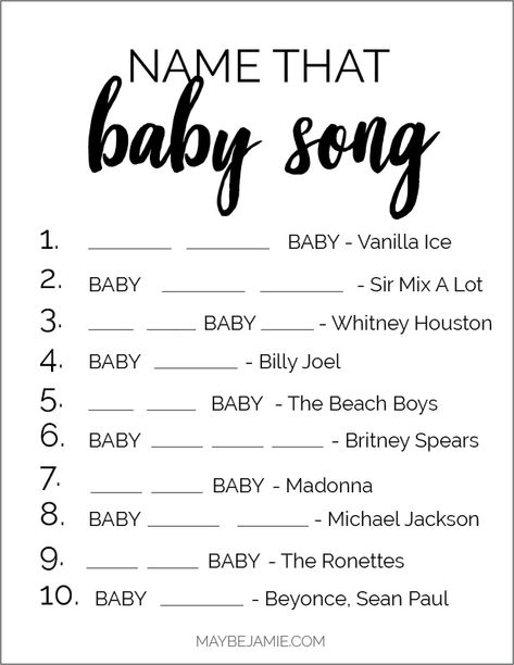 These baby shower games are so fun and easy to put together! Your mama to be and guests will love these games for celebrating the new baby on the way! Free Baby Shower Games Printables Boys, Baby Sprinkle Game Ideas, Baby Shower Games Printable Free, Sprinkle Games Ideas, Baby Shower Song Game, Unisex Baby Shower Games, Baby Sprinkle Games Boy, Sprinkle Shower Games, Office Baby Shower Games