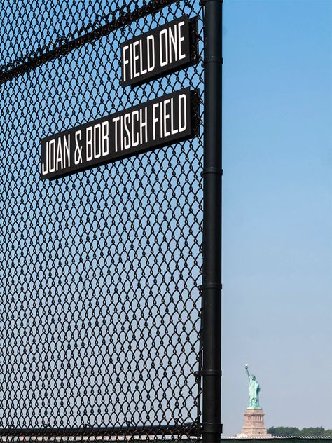 Governors Island — Pentagram Governors Island, Industrial Signage, Retail Signage, Neon Box, Wayfinding Design, Signage System, Park In New York, Environmental Graphic Design, Outdoor Signage