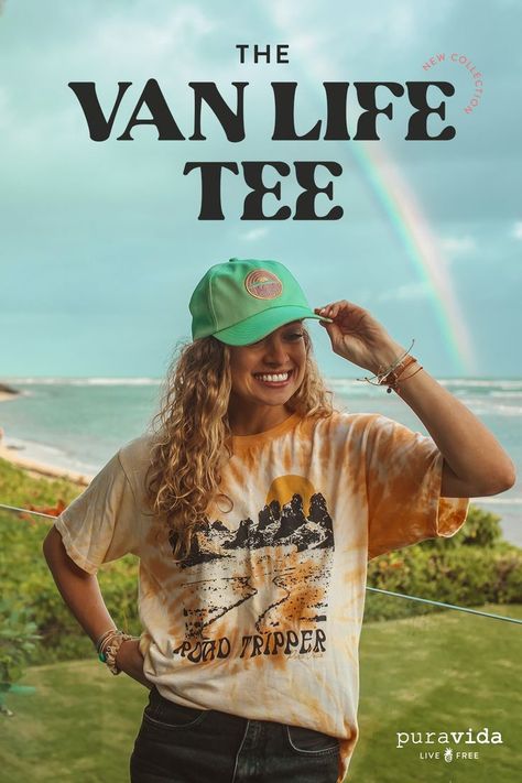 Blue Cafe, Boho Style Outfits, Pura Vida Bracelets, Vacation Outfit, Boxy Tee, Granola Girl, Festival Design, Trendy Shirts, Vacation Style