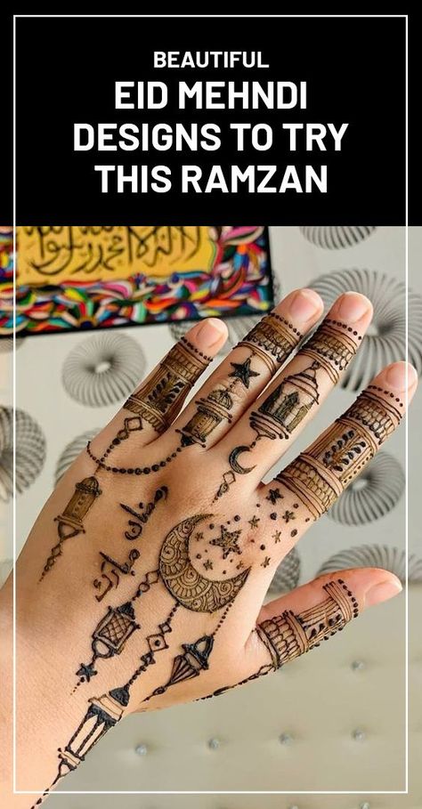 Ramazan is around the corner, and one can’t get a better time to get adorned with Mehndi/Heena and make the hands look prettier. For all the girls and ladies looking for some great and beautiful Mehndi designs for Ramazan Mehndi Tips, Eid Special Mehndi Design, Mhndi Design, Ramzan Eid, Palm Mehndi, Traditional Mehndi, Mehndi Ideas, Modern Mehndi, Look Prettier