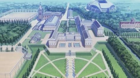 Ashford Academy, Anime House, Anime Places, Episode Interactive Backgrounds, Anime City, Fantasy Background, Green Field, Scenery Background, Fantasy City