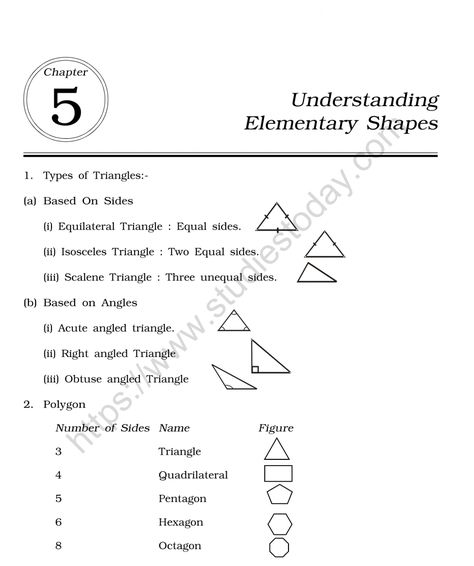 CBSE Class 6 Mental Maths Understanding Elementary Shapes Worksheet Class 6 Maths, Mental Maths, Mathematics Worksheets, 6 Class, Work Sheet, Shapes Worksheets, Math Work, Mental Math, Math Worksheet