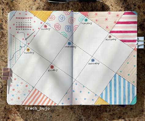 Fun Bujo Spreads, Colorful Bujo Theme, Book Journaling, Bullet Journal Work, Journal 2024, Bullet Journal Ideas Templates, Creating A Bullet Journal, Bullet Journal Paper, Bulletin Journal Ideas