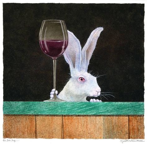 Martini Wall Art, Martinez California, Martini Art, Sheep Face, Wine Art, Rabbit Art, Bunny Art, Bar Art, Wine Humor