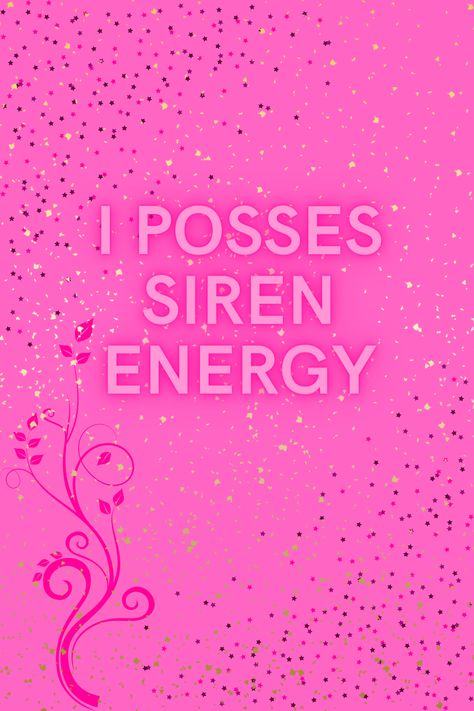 Siren Art Of Seduction, Irresistible Affirmations, Goddess Of Seduction Aesthetic, Siren Energy Affirmations, Siren Seduction Art, Siren Energy Aesthetic, Siren Beauty Affirmations, The Siren Art Of Seduction, Siren Archetype