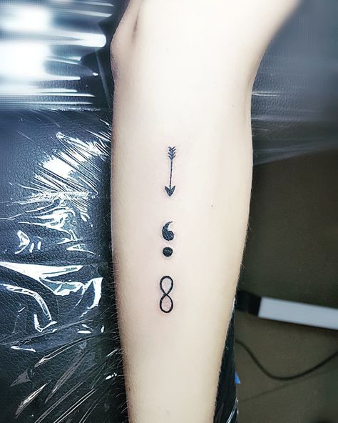 6 Tattoo, Tattoo Couple, Semicolon Tattoo, Tattoo Ink, Couple Tattoos, Piercing Tattoo, Tattoo Studio, Infinity Tattoo, Ink Tattoo