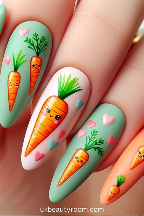 21 Adorable Easter Nail Designs for Spring 2024 Easter Nails 2024, Nail Deisgn, Easy Summer Nails, Short Almond Shape, Easter Nails Design Spring, Nail Designs For Spring, Summer Nails Art, Spring Pedicure, Easter Nail Art Designs