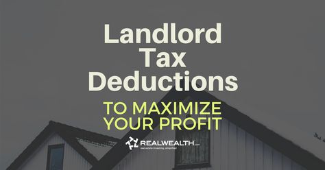 Landlord Tax Deductions, Landlord Tips Rental Property, Rental Property Investment, Business Expenses, Business Expense, Property Investment, Long Term Rental, Tax Season, Property Tax