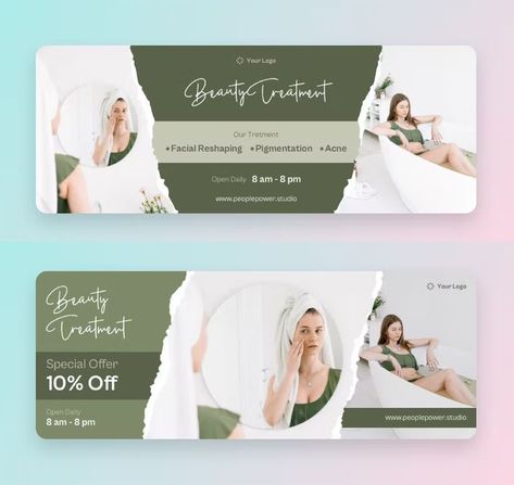 Beauty Facebook Cover Templates AI, FIG, PSD, SKETCH, XD Facebook Cover Photos Creative, Skincare Boutique, Makeup Studio Decor, Spa Cover, Instagram Branding Design, Cover Pics For Facebook, Facebook Cover Images, Facebook Cover Design, Fb Cover Photos