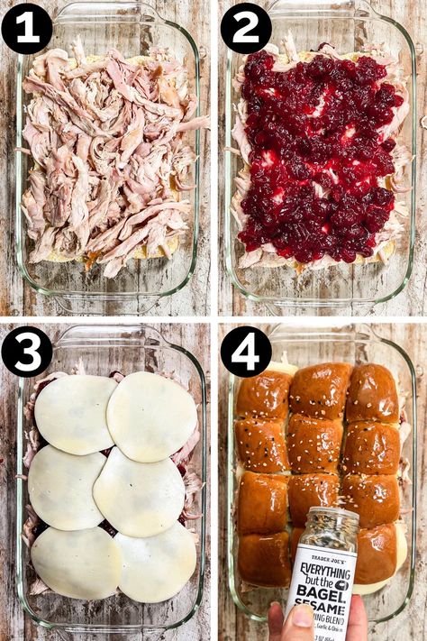 Turkey Sandwich Sliders, Thanksgiving Potluck Dishes, Hawaiian Roll Turkey Sliders, Leftover Turkey Sandwich Recipes, Baked Sliders, Turkey Cranberry Sliders, Leftover Turkey Sandwich, Cranberry Sliders, Sliders Recipes Turkey