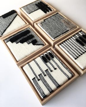 Small Study, Diy Weaving, Woven Wall Art, Weaving Textiles, 자수 디자인, Weaving Projects, Weaving Patterns, Weaving Art, Loom Weaving