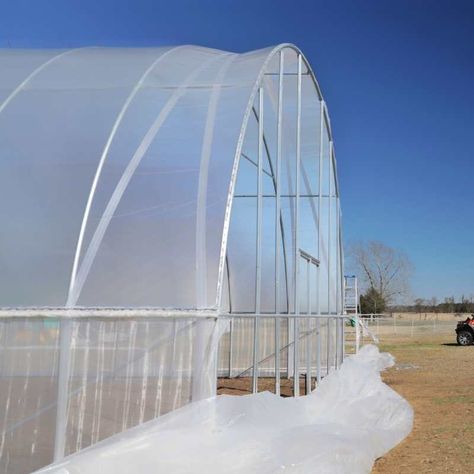 Greenhouse Plastic Film | Learn How to Attach Plastic to Greenhouse - Bootstrap Farmer Homemade Greenhouse, Free Garden Planner, Greenhouse Frame, Greenhouse Cover, Best Greenhouse, Build A Greenhouse, Family Flowers, Pressure Treated Wood, Greenhouse Kit