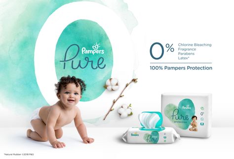 Say Goodbye to Compromise, Say Hello to Pampers Pure Protection That Works | Business Wire Hair Poster Design, Poster Design Kids, Kids Branding Design, Period Supplies, Maternity Pads, Baby Ads, Fb Banner, Monkey Logo, Baby Products Packaging