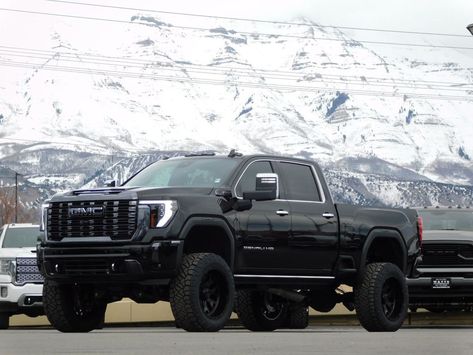 2024 Used GMC Sierra 3500HD DENALI ULTIMATE at Watts Automotive Serving American Fork, IID 22306894 2024 Gmc Denali Ultimate, Gmc Sierra Denali Lifted, Gmc 2500 Denali, Gmc Sierra Lifted, Gmc Diesel, Denali Hd, Denali Truck, Gmc 4x4, Gmc Trucks Sierra